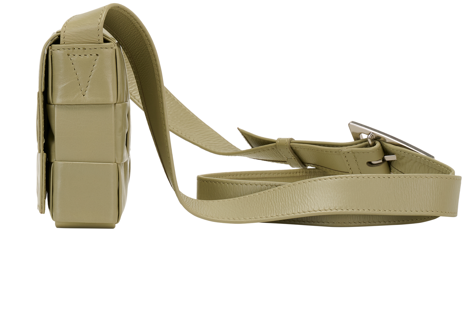 Small Cassette, &pound;750, Handbags, Green, Leather, Bottom view